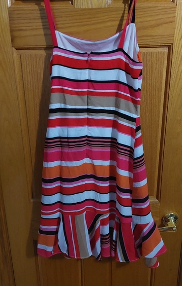Nicole Miller sun dress size 10 color colorful - Picture 2 of 5